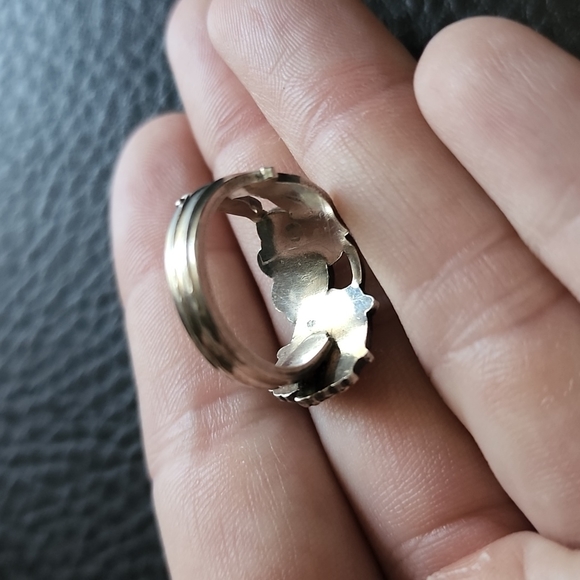 VTG TH. MARTHINSEN sterling spoon ring- size 6 - Picture 8 of 11